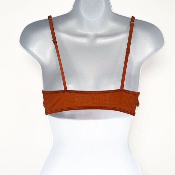 Body by Victoria Secret Lace Flutter Flounce Ruffle Crop Top Bralette Bra XS VS - Picture 6 of 7